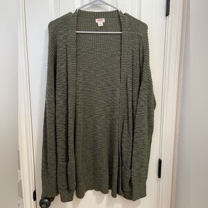 Mossimo Open Front Cardigan
